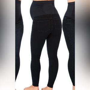 Spanx Women’s Mama Ankle Jean-ish Seamless Maternity Leggings in Small